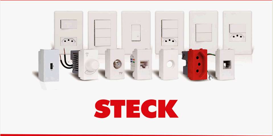 Instalação elétrica segura com produtos Steck
